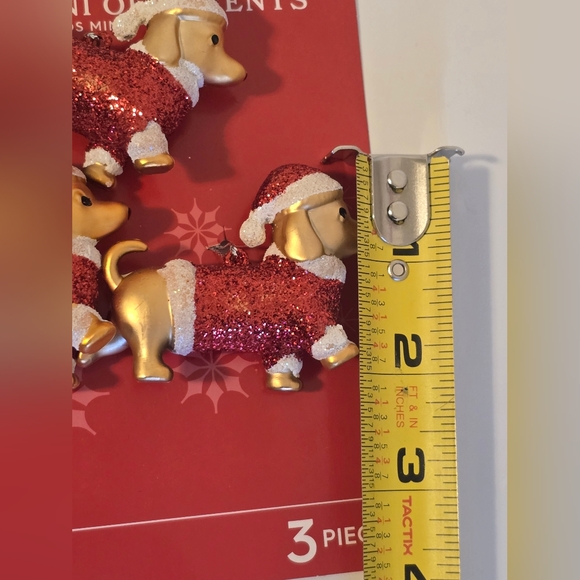 Mini Puppy Dog Christmas Ornaments, 3 Piece *Read Details - Picture 15 of 16